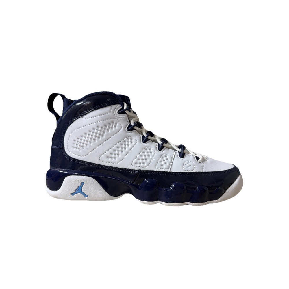 Nike Air Jordan Retro 9 Pearl Blue UNC | 302359-145 GS Size 6.5Y
